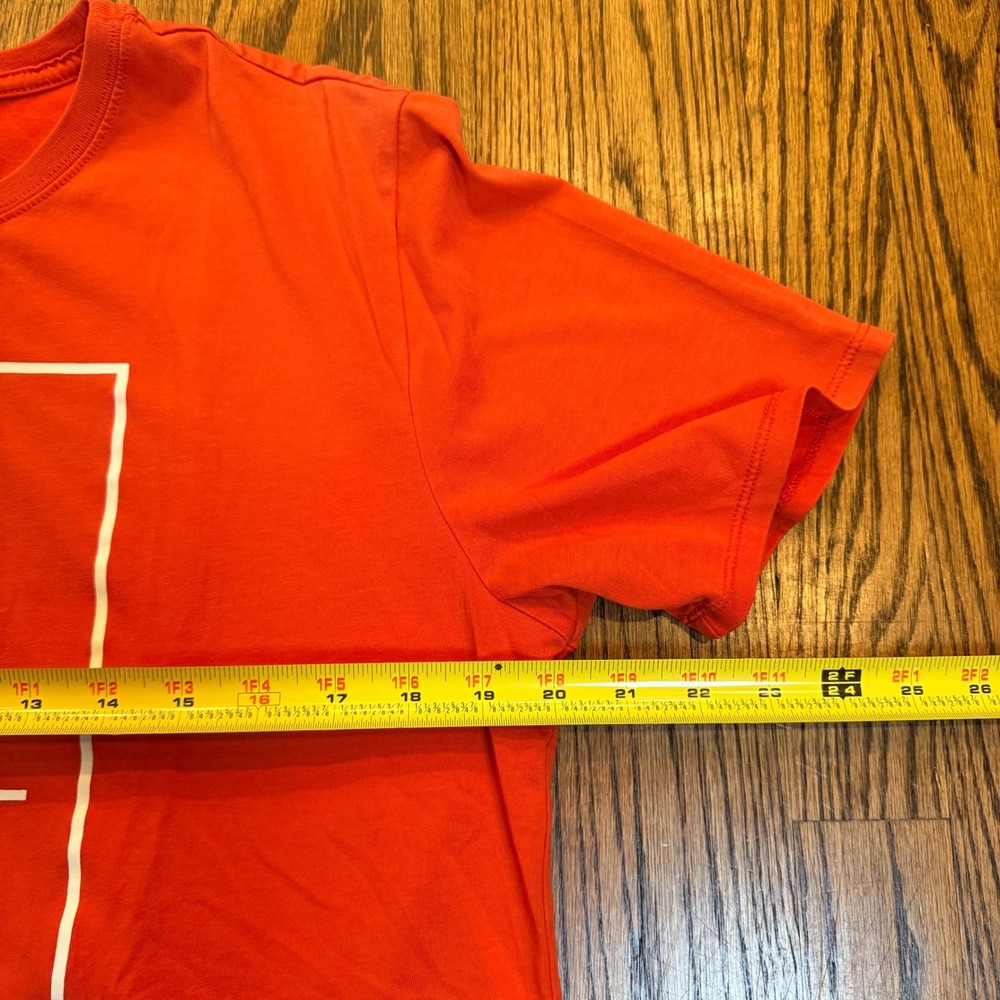 Nike Golf Modern Fit Dri-FIT Graphic T-Shirt Orange Large Crossed Clubs - Picture 5 of 6